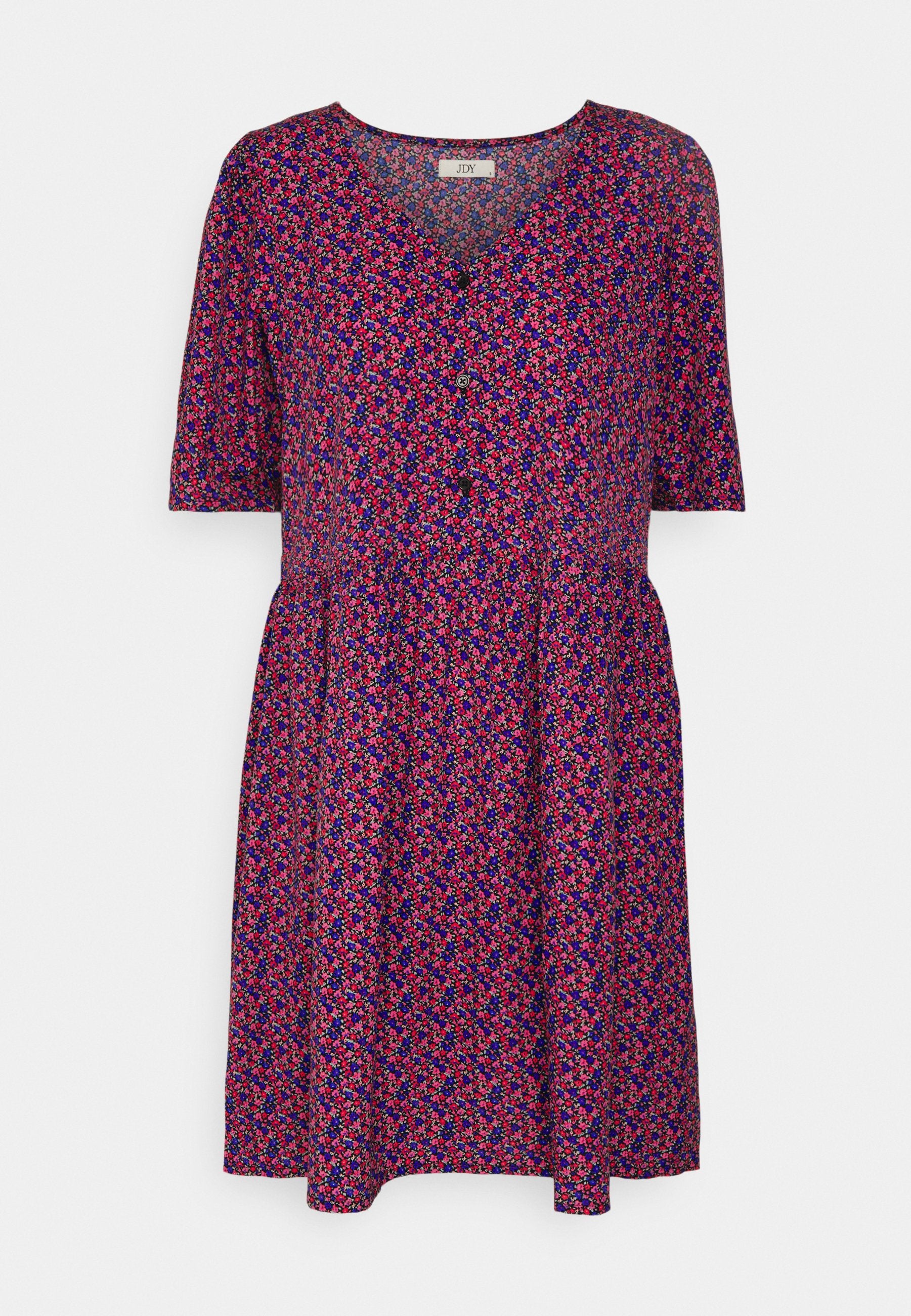 JDY JDYLULU SHORT BUTTON DRESS