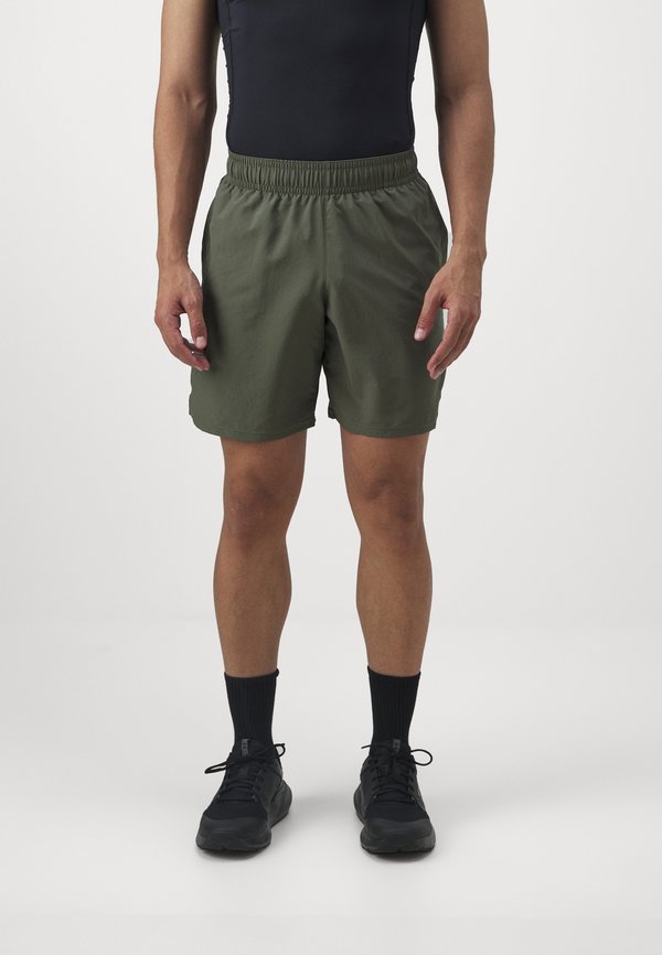 Under Armour TECH WOVEN WORDMARK - Sports shorts - green/black