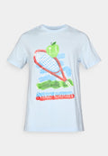 Nike Performance NIKECOURT TEE US OPEN - Print T-shirt - celestine blue
