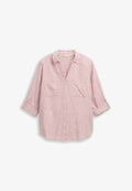 TOM TAILOR Button-down blouse - wineberry rose