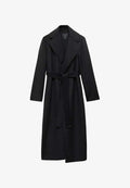 Mango Classic coat - black