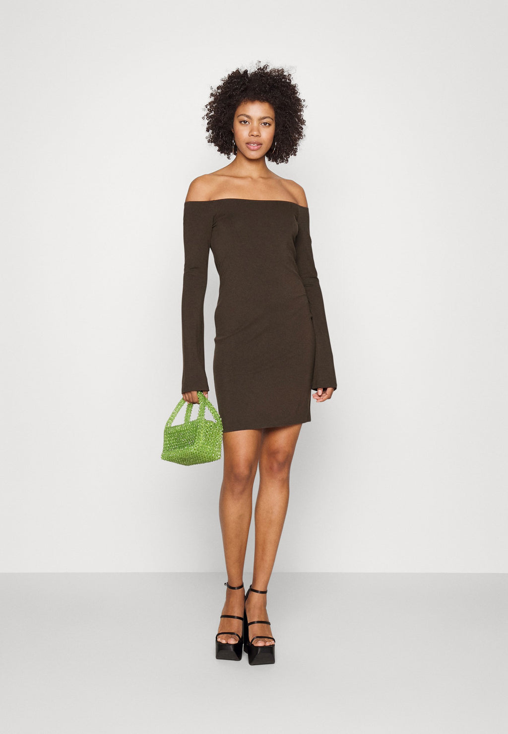 Gina Tricot OFF SHOULDER DRESS