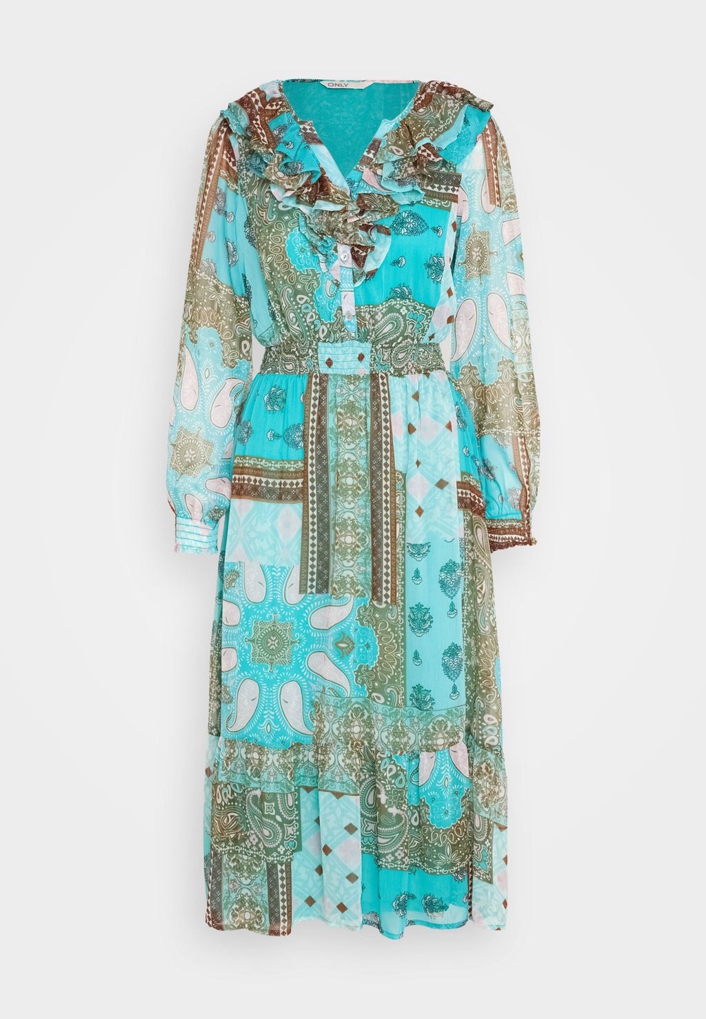 ONLSTELLA PATCH MIDI DRESS Media 1
