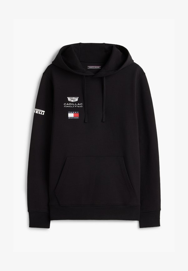 Tommy Hilfiger TH X CADILLAC FORMULA 1 TEAM REPLICA HOODIE UNISEX - Hoodie - black