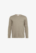 s.Oliver AUS MIT LOGO - Long sleeved top - hellbraun