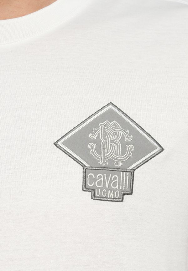 Cavalli Uomo MERCERIZED PATCH LOGO TEE