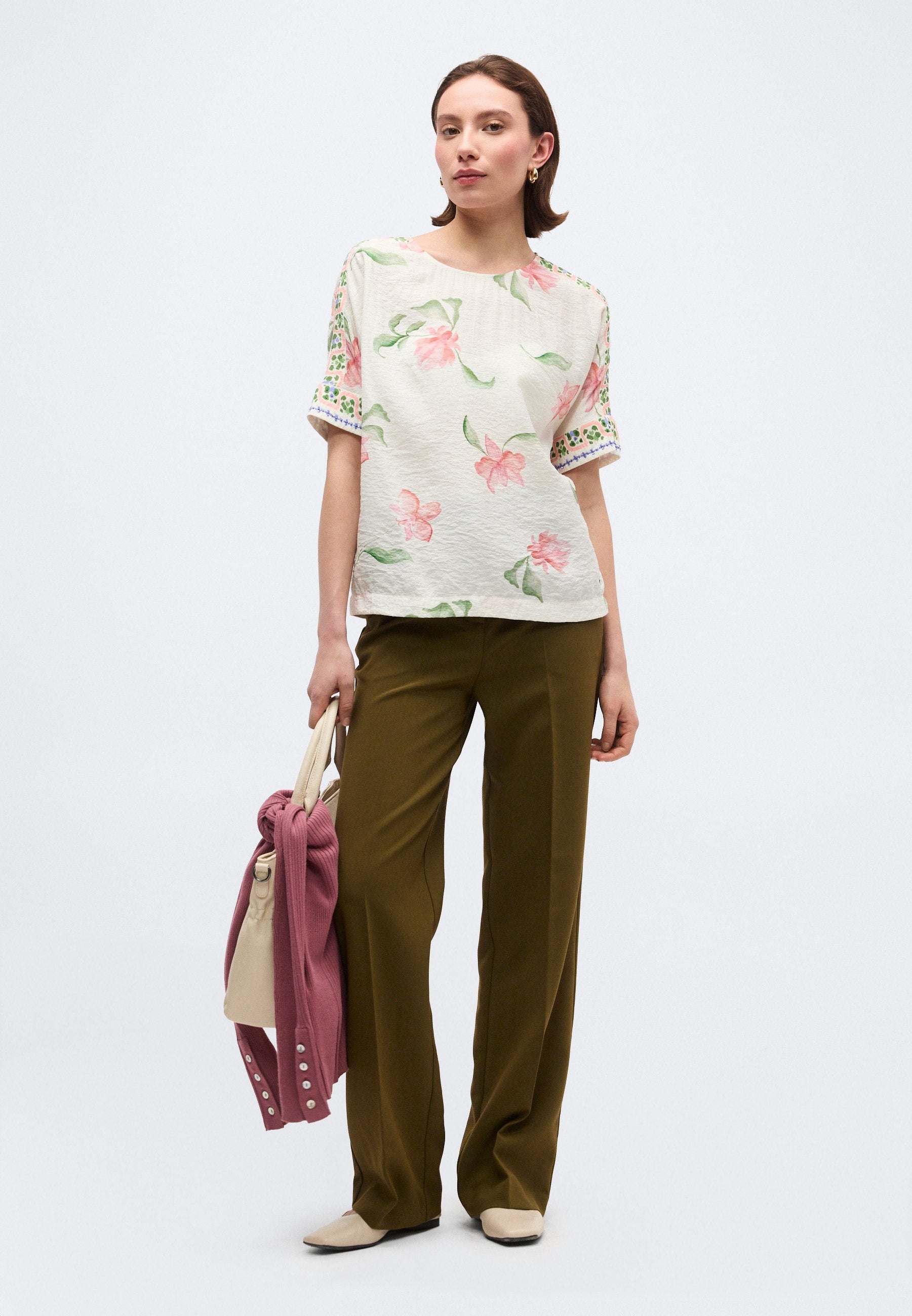 Mos Mosh BIG ORCHID BLOUSE