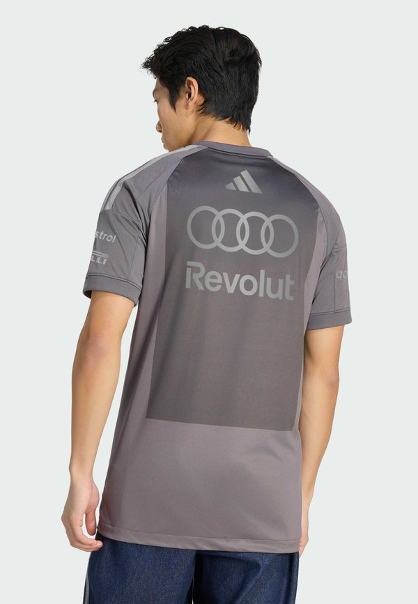 adidas Performance AUDI REVOLUT F1 TEAM DRIVER REPLICA - Sports T-shirt - grey strata   iron metallic