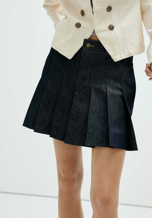 Mango ADULT - A-line skirt - blue