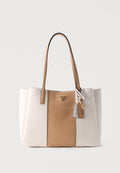 Guess NOELLE TECH TOTE - Tote bag - off white/beige
