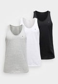 Tommy Hilfiger SIGNATURE CTN ESS 3P TANK TOP PACK OF 3 - Undershirt - white/black/grey heather
