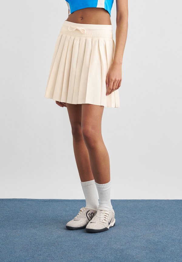 Nike Sportswear KNIFE PLEAT SKIRT - Mini skirt - chalk