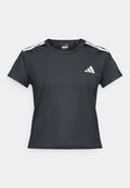 adidas Performance HYPERGLAM 3 STRIPES - Sports T-shirt - black