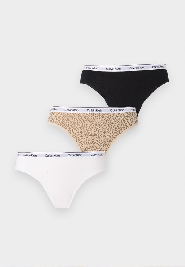 Calvin Klein Underwear BRAZILIAN ICON LOGO 3 PACK - Brazilians - multi-coloured