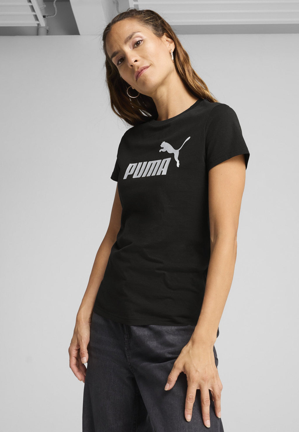 Puma ESS METALLIC NO. 1 LOGO TEE