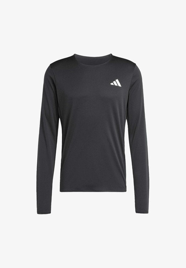 adidas Performance ADIZERO TEE - Long sleeved top - black