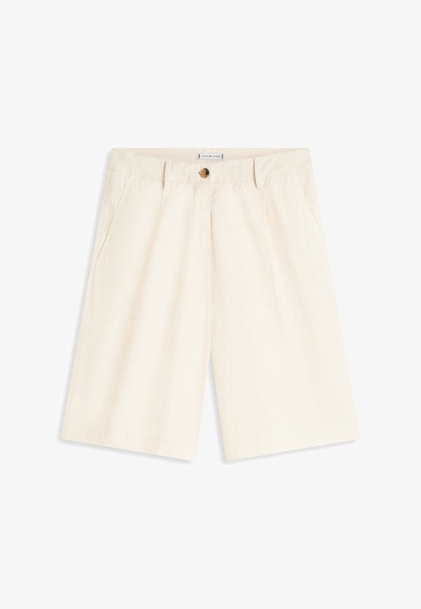 Tommy Hilfiger WASHED POPLIN PLEATED SHORTS - Shorts - calico