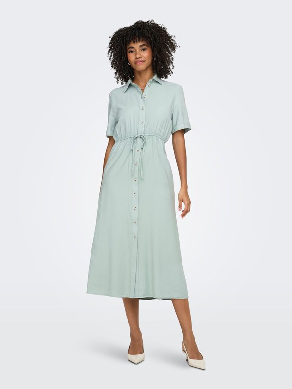 ONLY ONLARIS Long - Shirt dress - jadeite