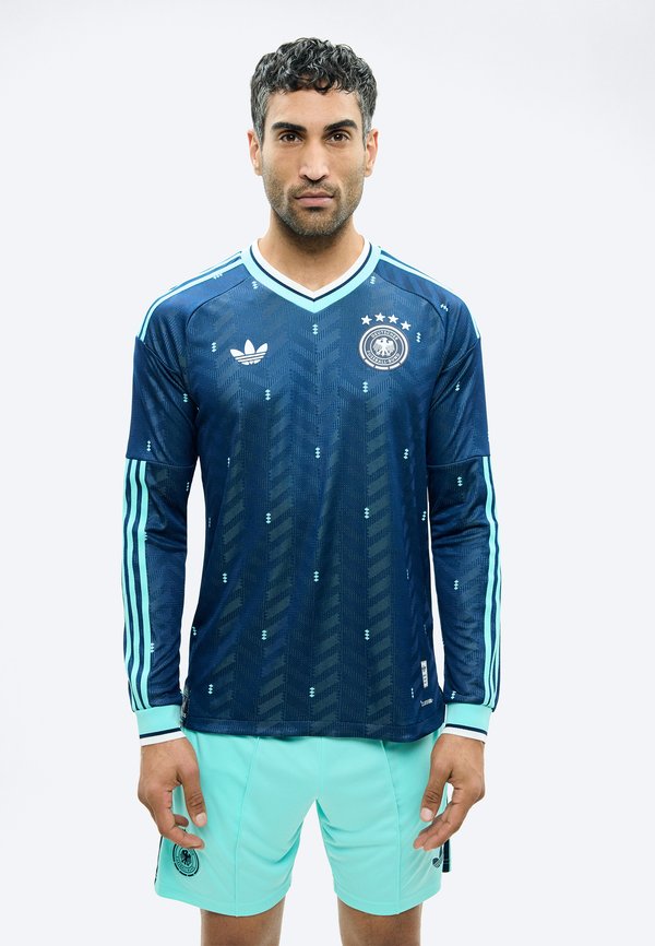 adidas Performance DEUTSCHLAND DFB 26 AWAY AUTHENTIC LONG SLEEVE - Football jersey - collegiate navy