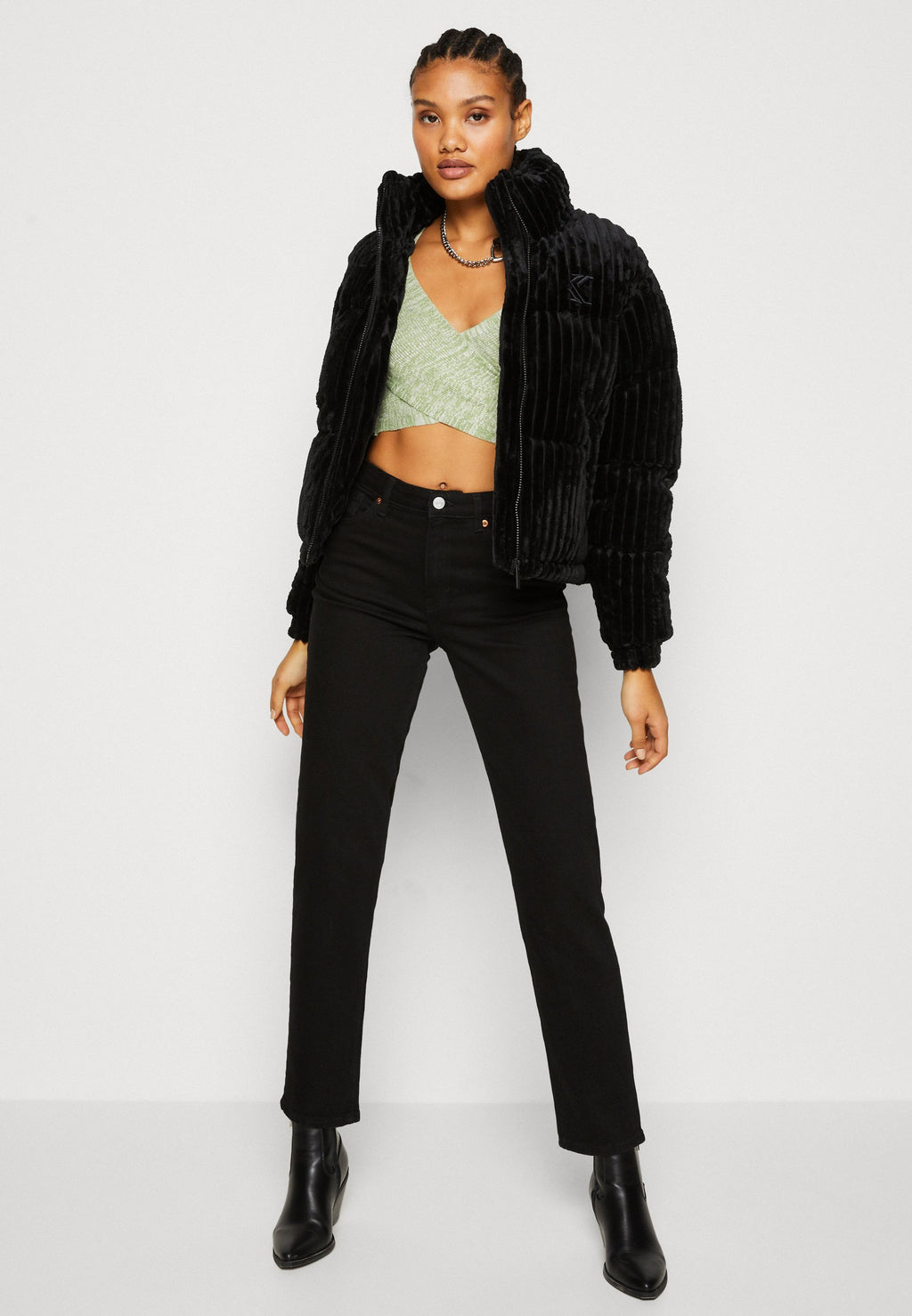 NA-KD KLARA MONTES OVERLAP LONG SLEEVE