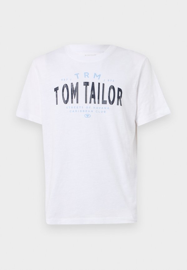 TOM TAILOR Print T-shirt - white