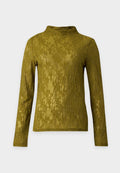 ONLY ONLJOSE HIGH NECK - Long sleeved top - guacamole