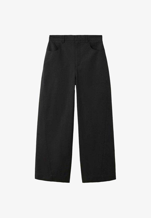 Mango ADULT - Trousers - black
