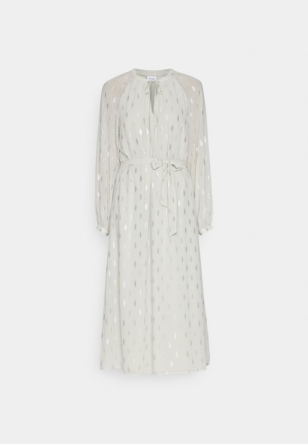 VILA VISARA TIE MIDI DRESS