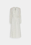 VILA VISARA TIE MIDI DRESS