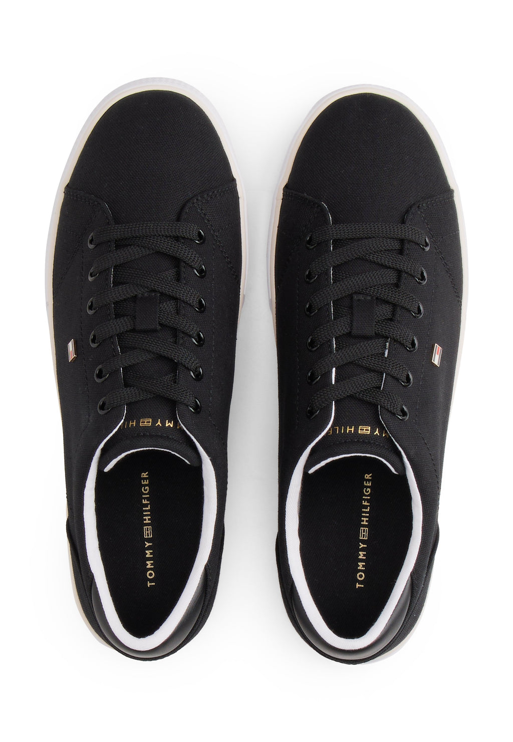 LOW PROFILE CANVAS LACE-UP TRAINERS Media 4