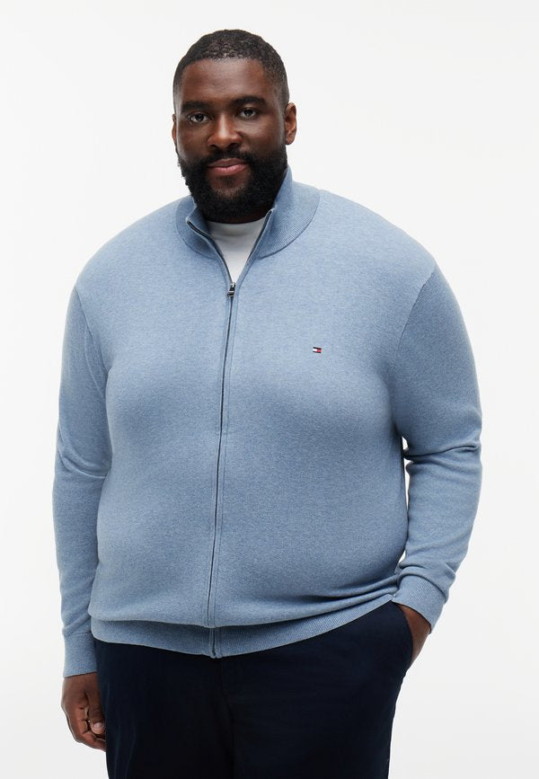Tommy Hilfiger ESSENTIAL ZIP  - Cardigan - brisk blue heather