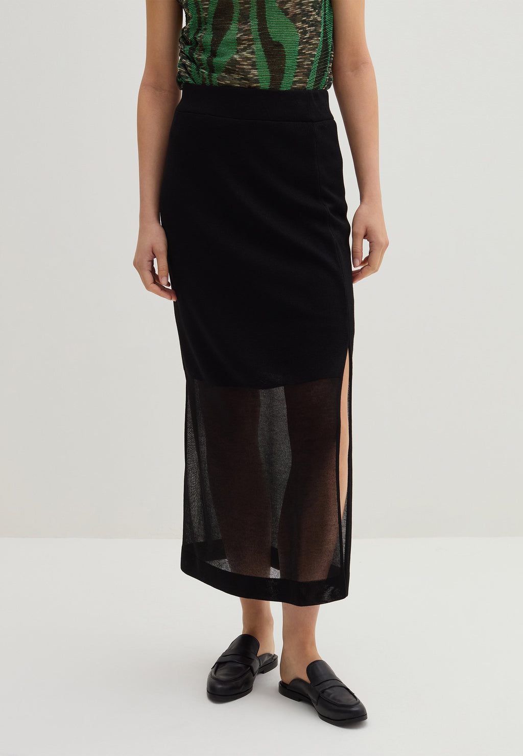 Stefanel SHEER-EFFECT WITH SPLIT