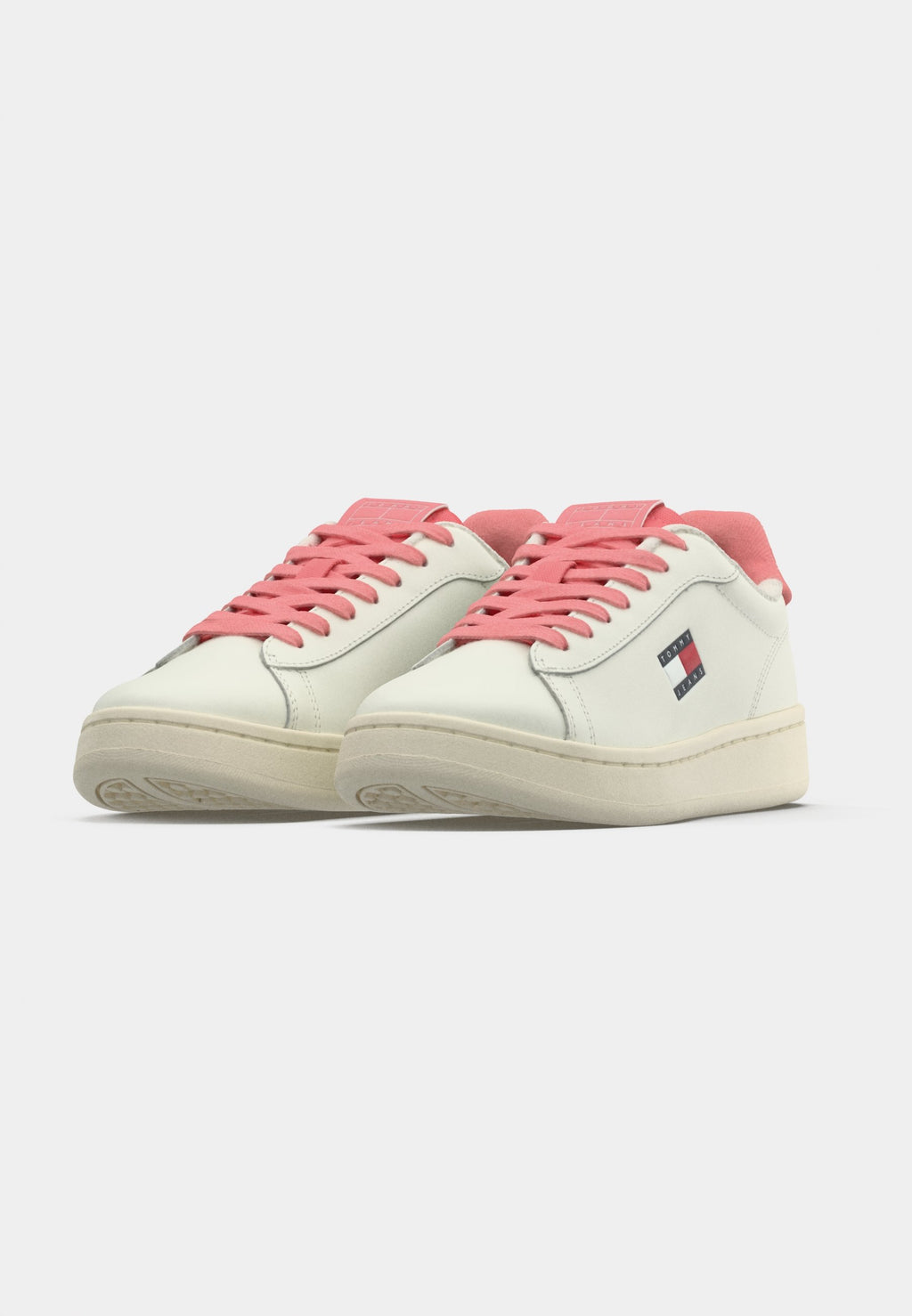 Tommy Jeans ARCHIVE COURT LEATHER TRAINERS