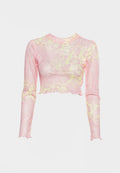 NEW girl ORDER HIBISCUS FLOWER LONG SLEEVE