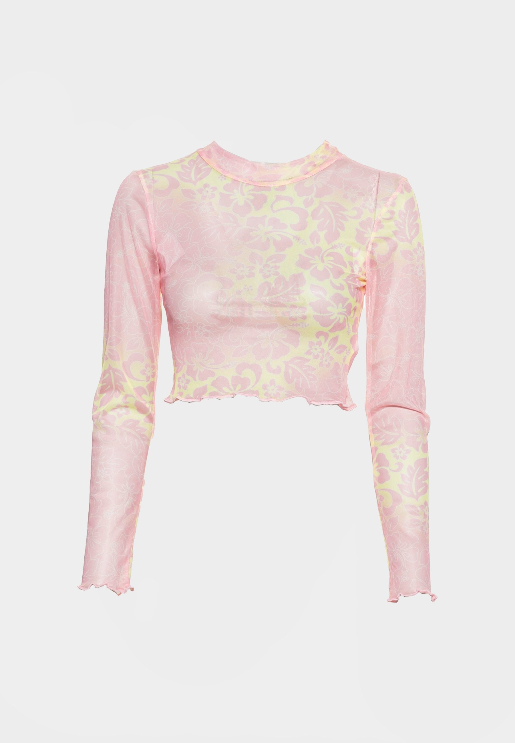 NEW girl ORDER HIBISCUS FLOWER LONG SLEEVE