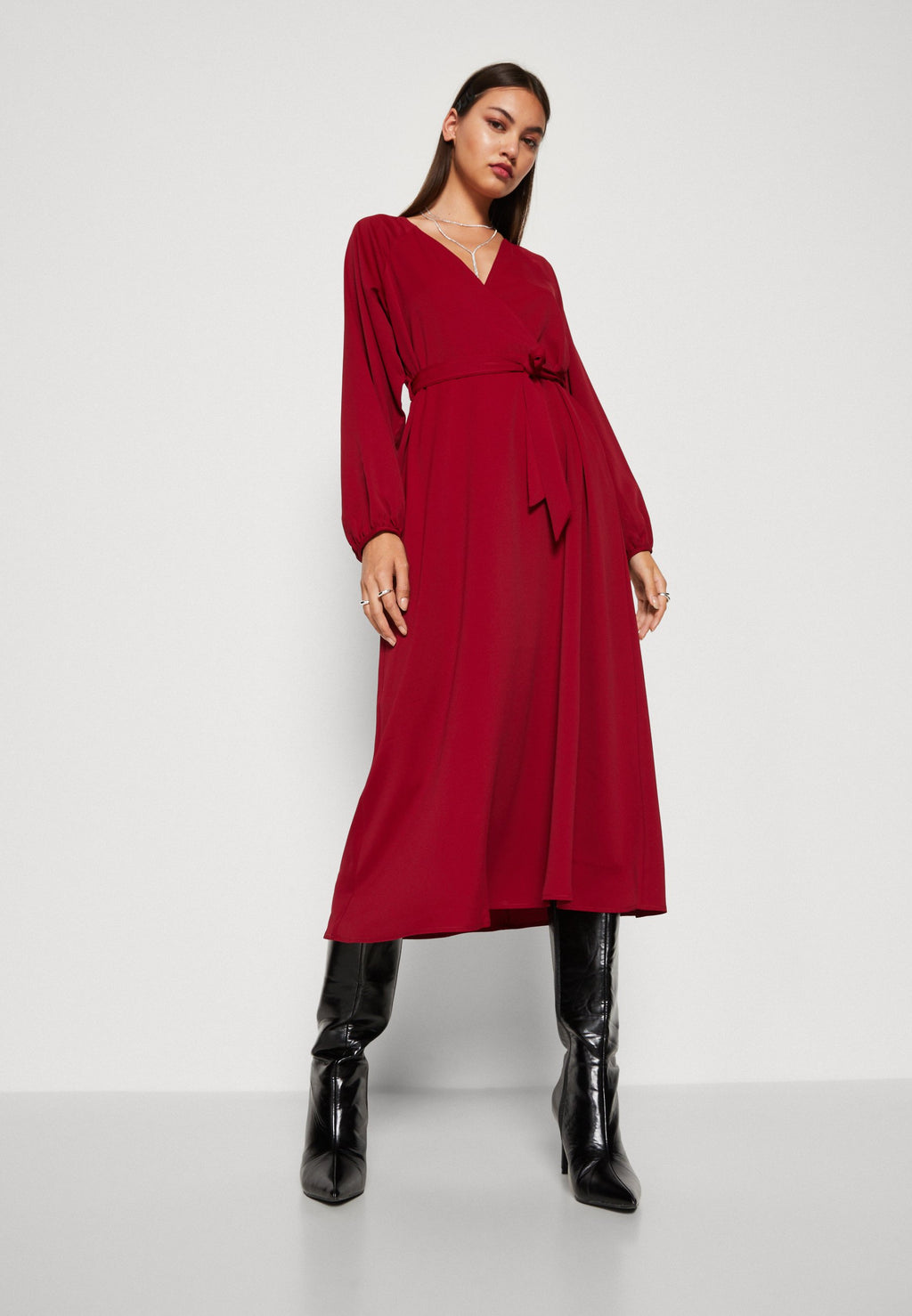 ONLCARLA LIFE MIDI WRAP DRESS Media 5