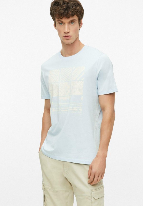 s.Oliver T-SHIRT - Print T-shirt - arktisblau