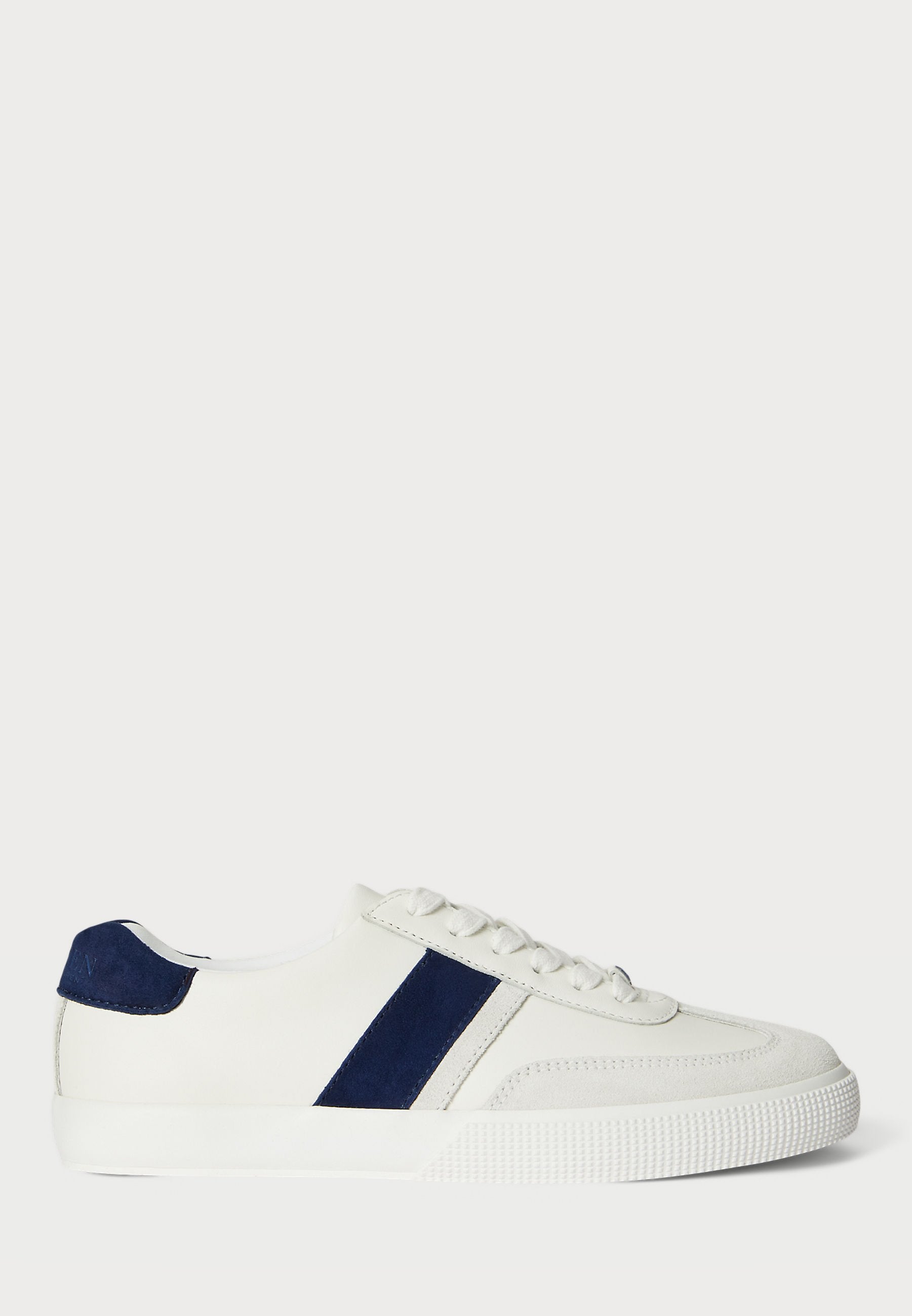 Lauren Ralph Lauren TWO-TONE BRAYLEE LEATHER & SUEDE SNEAKER