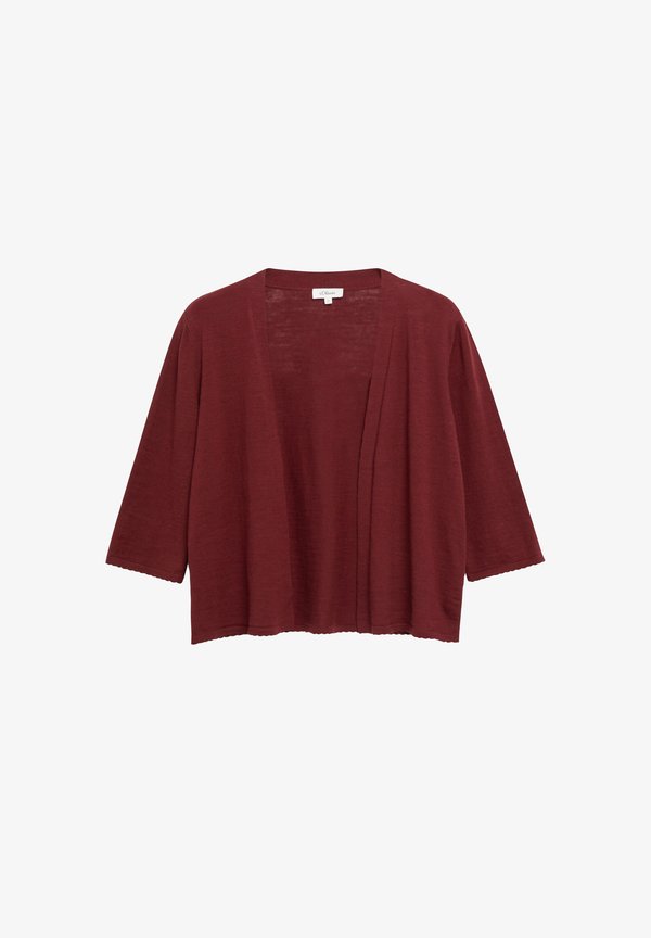 s.Oliver STRICKJACKE - Cardigan - bordeaux