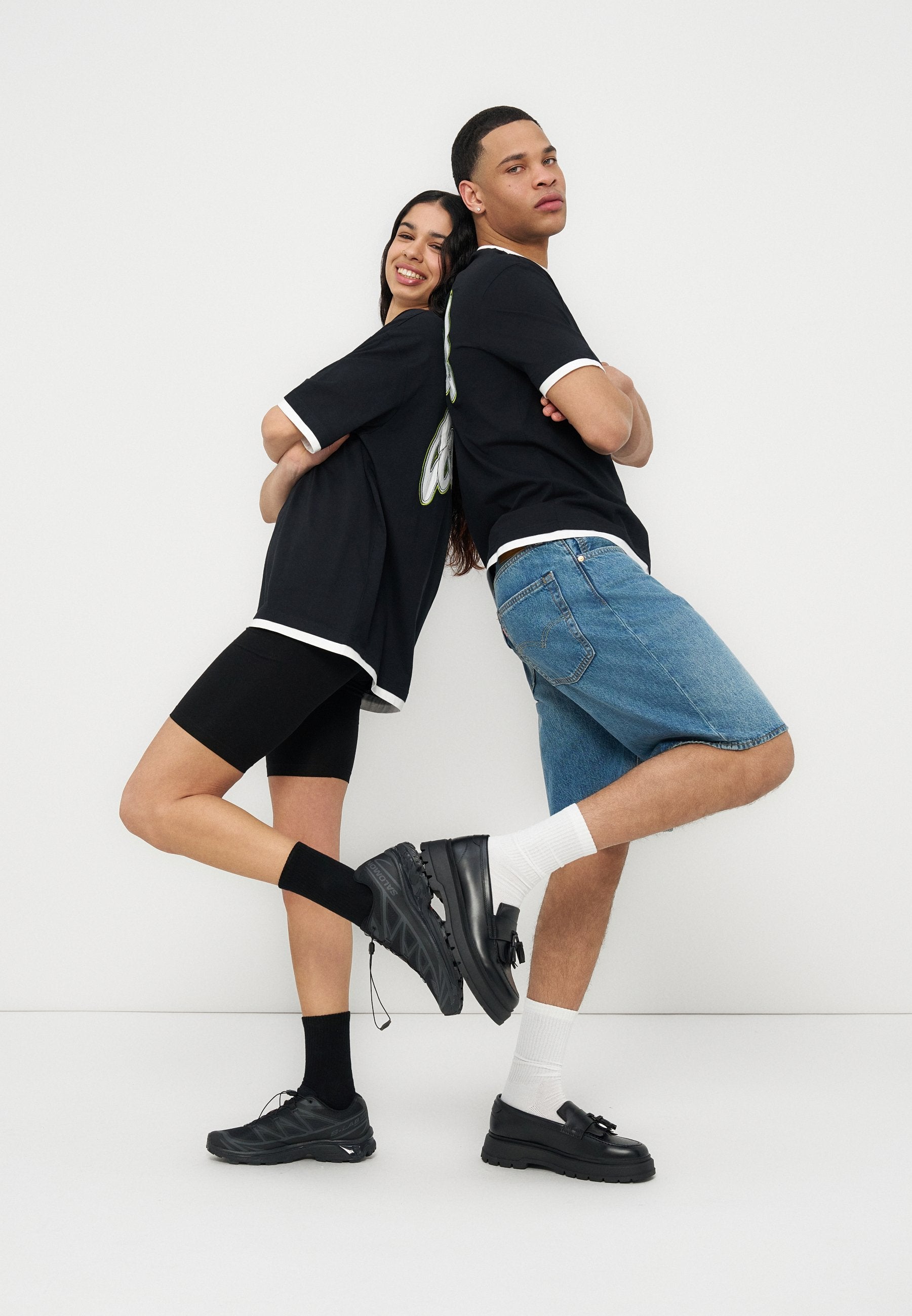 YOURTURN OVERSIZED FIT DOUBLE HEM