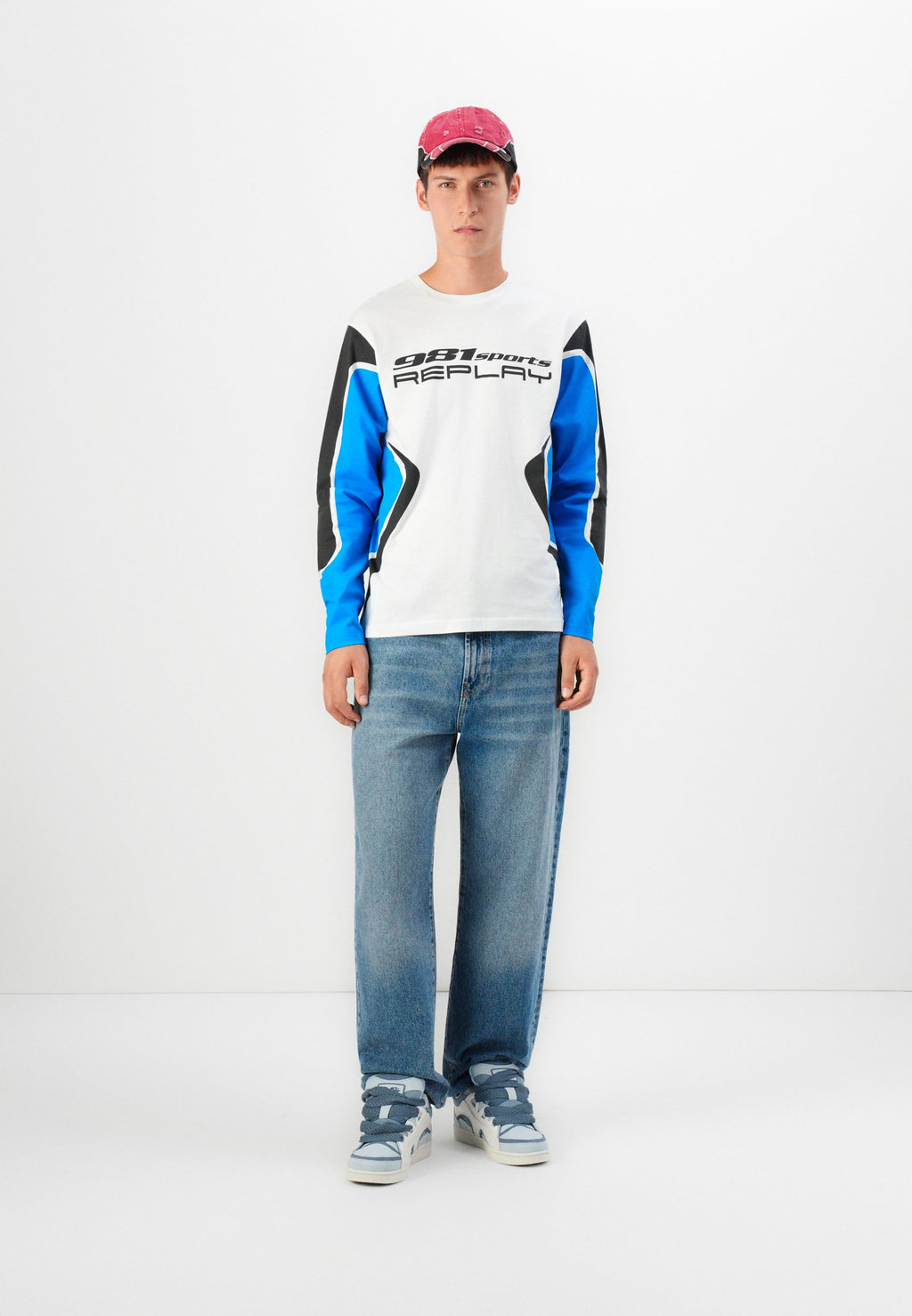 Replay LONG SLEEVE GRAPHIC