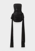 Norma Kamali STRAPLESS BILL PICKLEBALL BOW