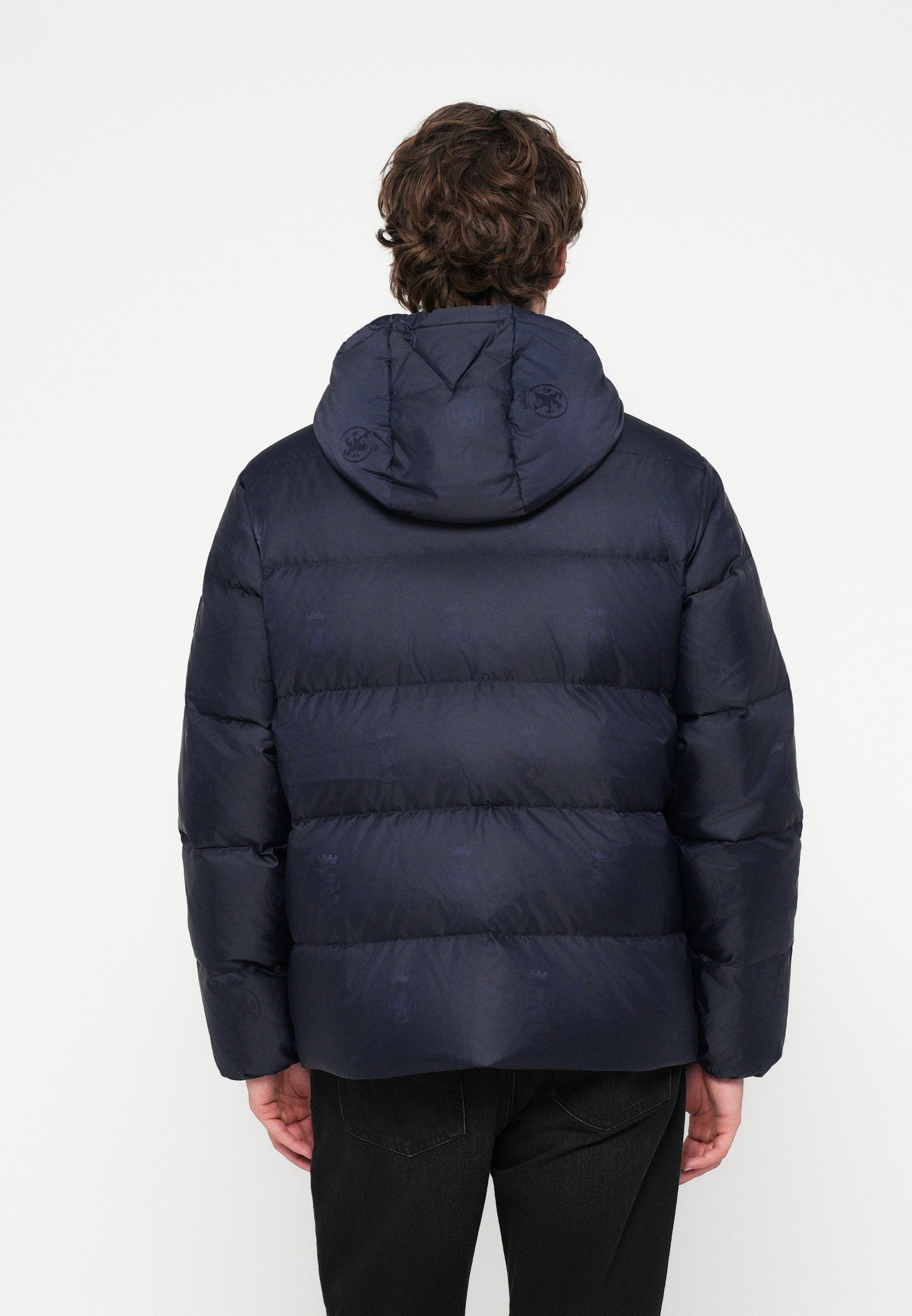 TH CREST PRINT DOWN PUFFER JACKET Media 4