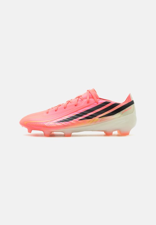 adidas Performance F50 HYPERFAST PRO FIRM GROUND UNISEX - Firm-ground football boots - solar turbo/core black/gold-coloured metallic