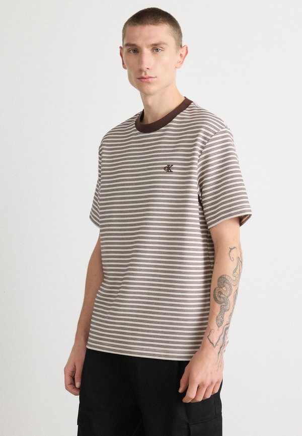 Calvin Klein STRIPED OTTOMAN TEE