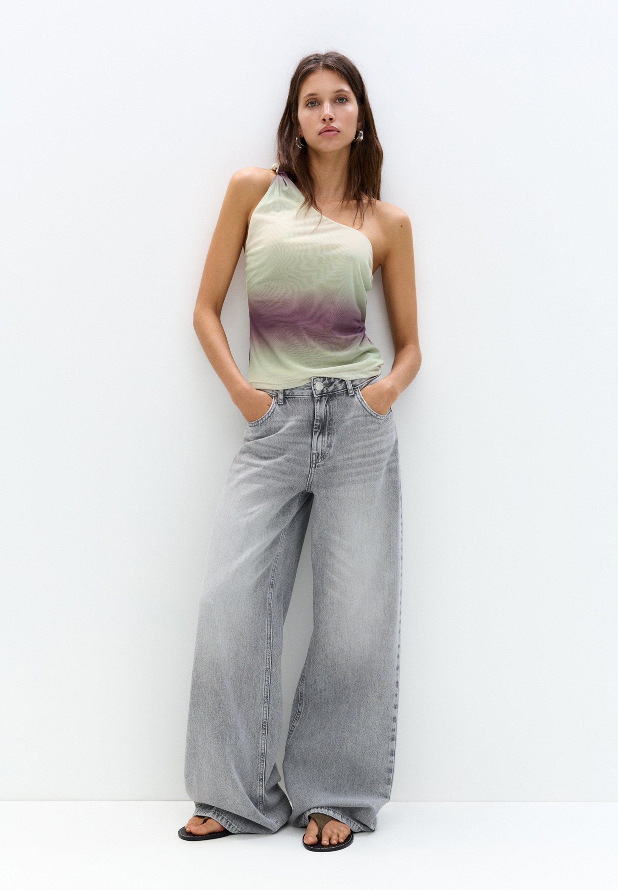 PULL&BEAR ASYMMETRIC KNOTTED STRAP