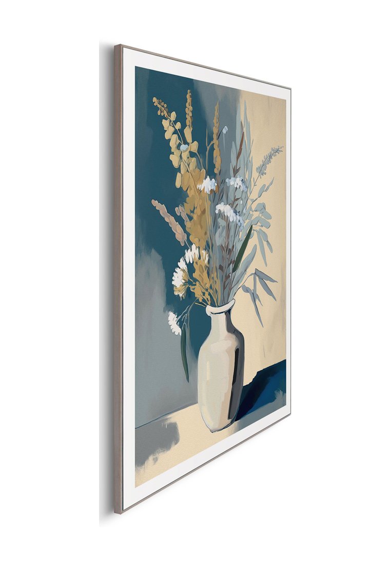 Orange Wallz VASE IN BLUE COLOURS
