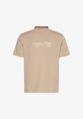 Calvin Klein Jeans CALVIN KLEIN JEANS EMBROIDERED LOGO T-SHIRT - Print T-shirt - roasted cashew