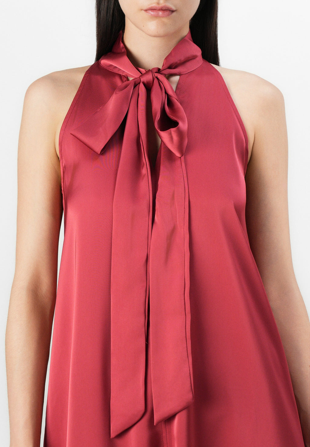 VILA VIFADIA TIE DETAIL MAXI DRESS