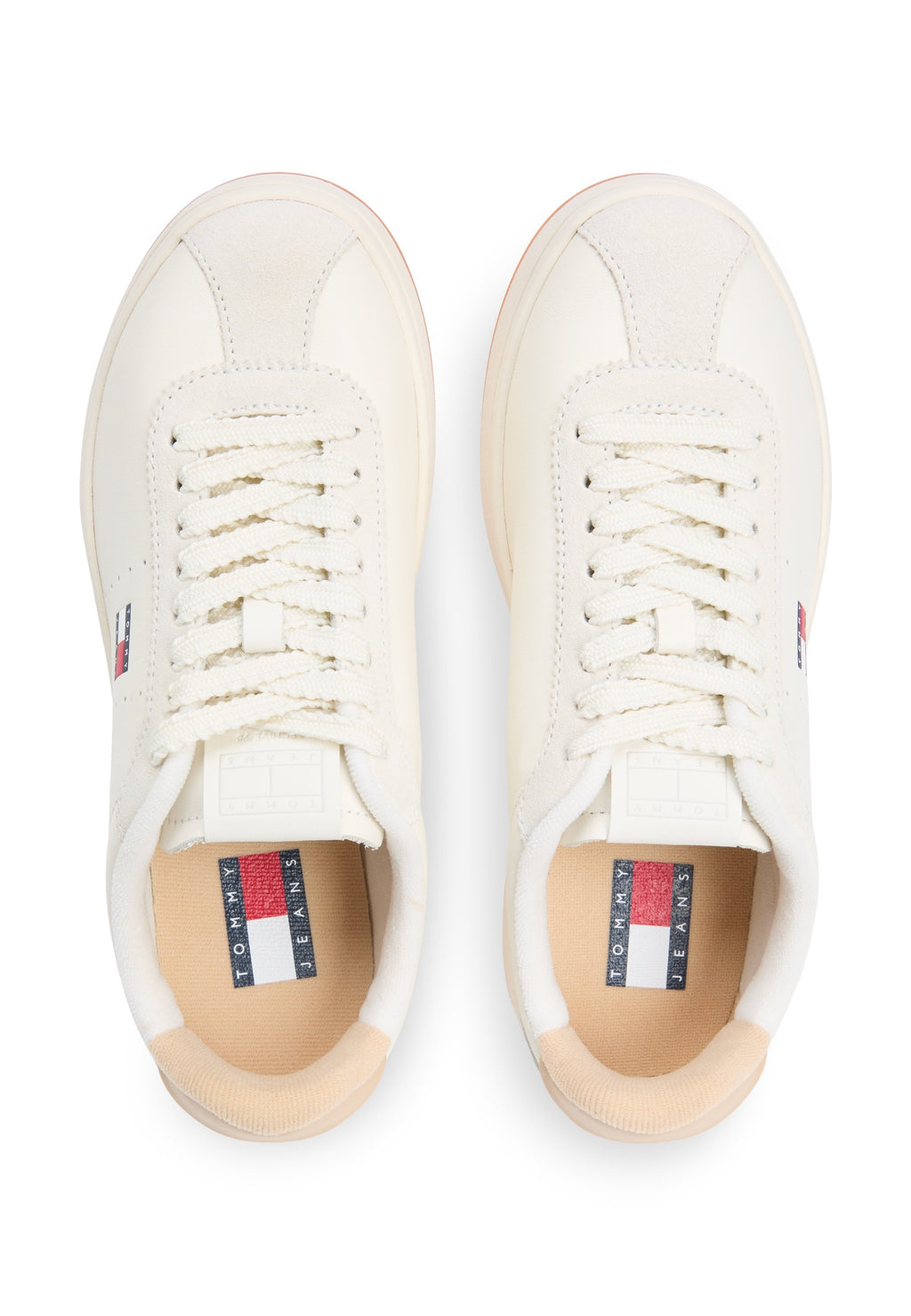 Tommy Jeans LOGO LEATHER ARCHIVE COURT TRAINERS